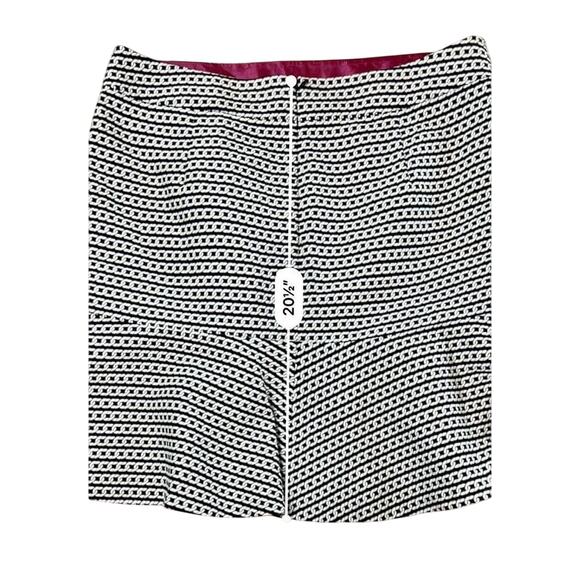 Banana Republic Multi Florence Chain Geometric Trumpet Skirt SMALL Workwear Chic - Picture 8 of 11